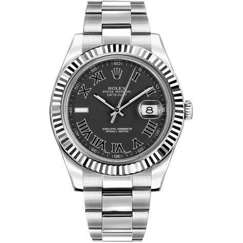 rolex datejust 41 black roman|Rolex Datejust 41mm black face.